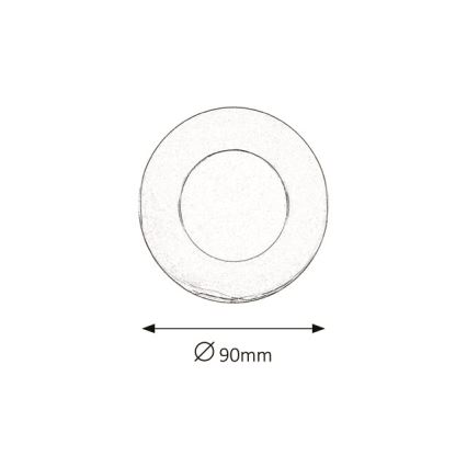 Rabalux - Lampada LED da incasso per bagni LED/3W/230V IP44 3000K