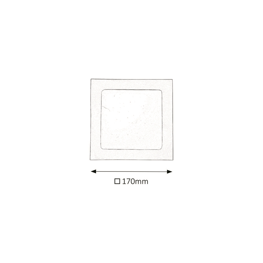 Rabalux - Spot encastrable LED salle de bain LED/12W/230V IP44 3000K
