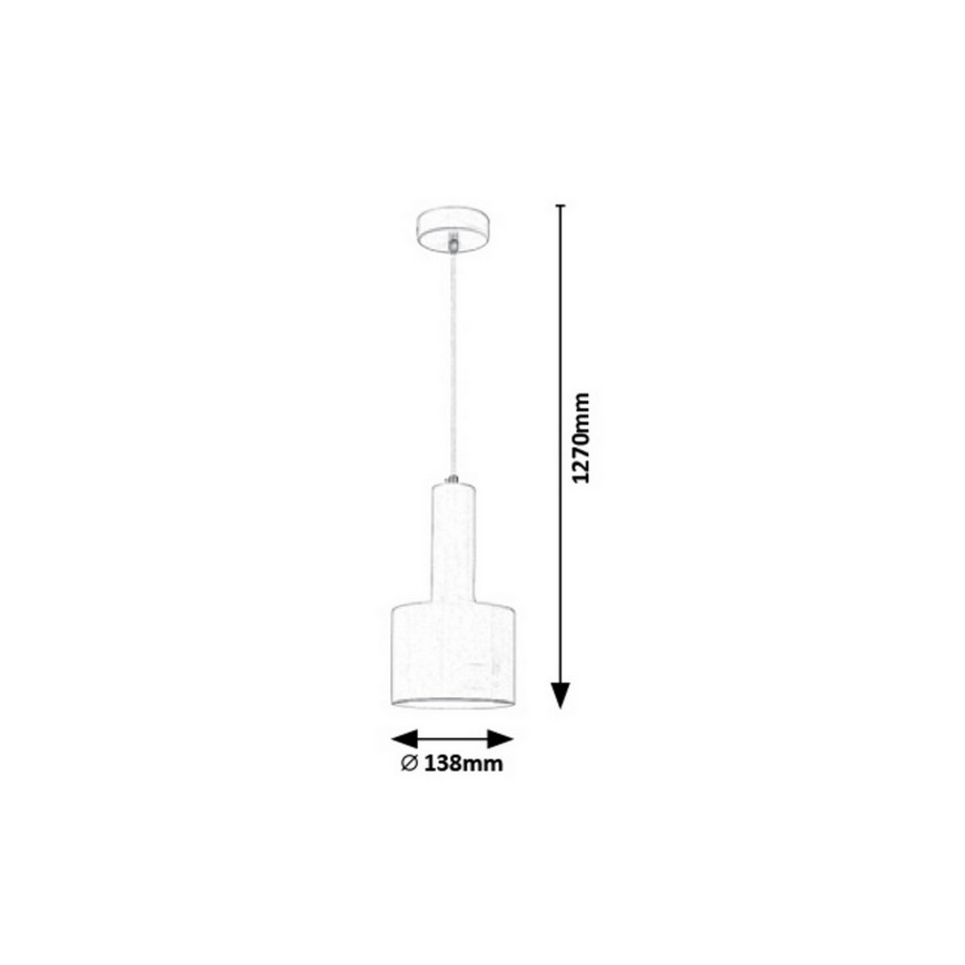 Rabalux - Lampadario a sospensione con filo 1xE14/25W/230V