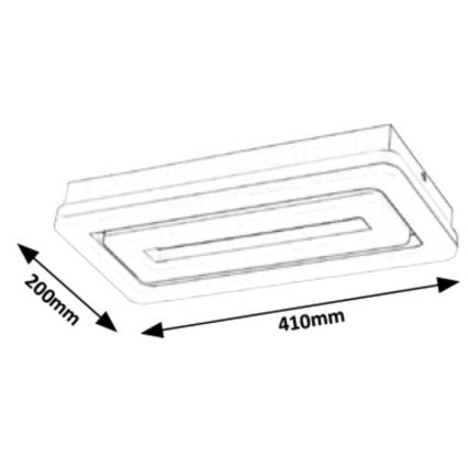 Rabalux - Plafoniera LED LED/40W/230V 20x41 cm