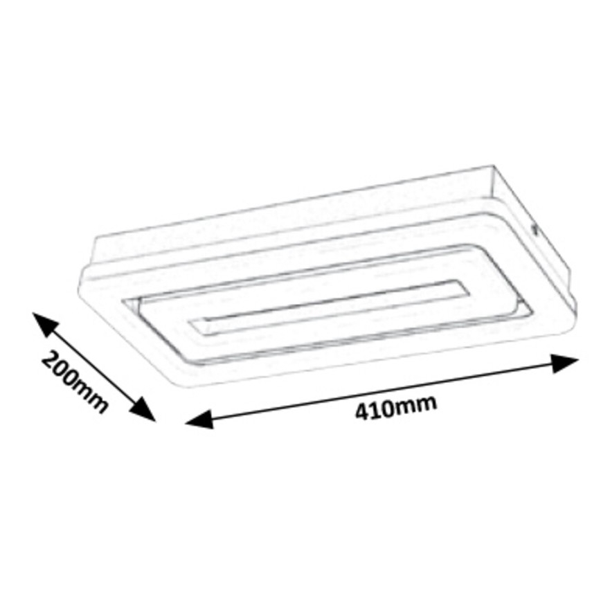 Rabalux - Plafoniera LED LED/40W/230V 20x41 cm