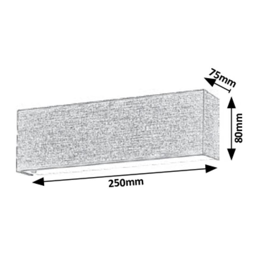 Rabalux - LED Wandbeleuchtung LED/6W/230V