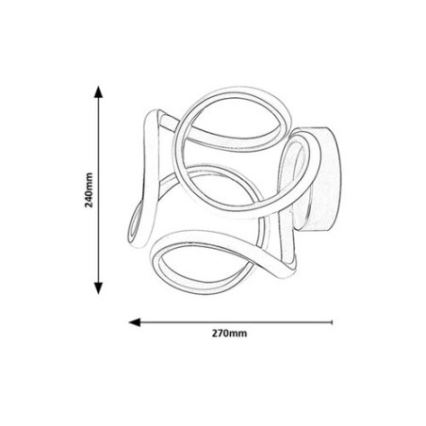 Rabalux - Applique a LED LED/11W/230V 3000K