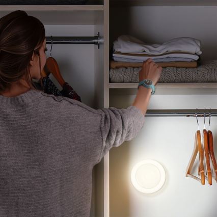 Rabalux - Lampada notturna LED con sensore LED/0,5W/3xAAA 4000K