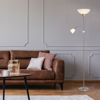 Rabalux - Lampada da terra 1xE27/40W/230V + 1xE14/40W/230V