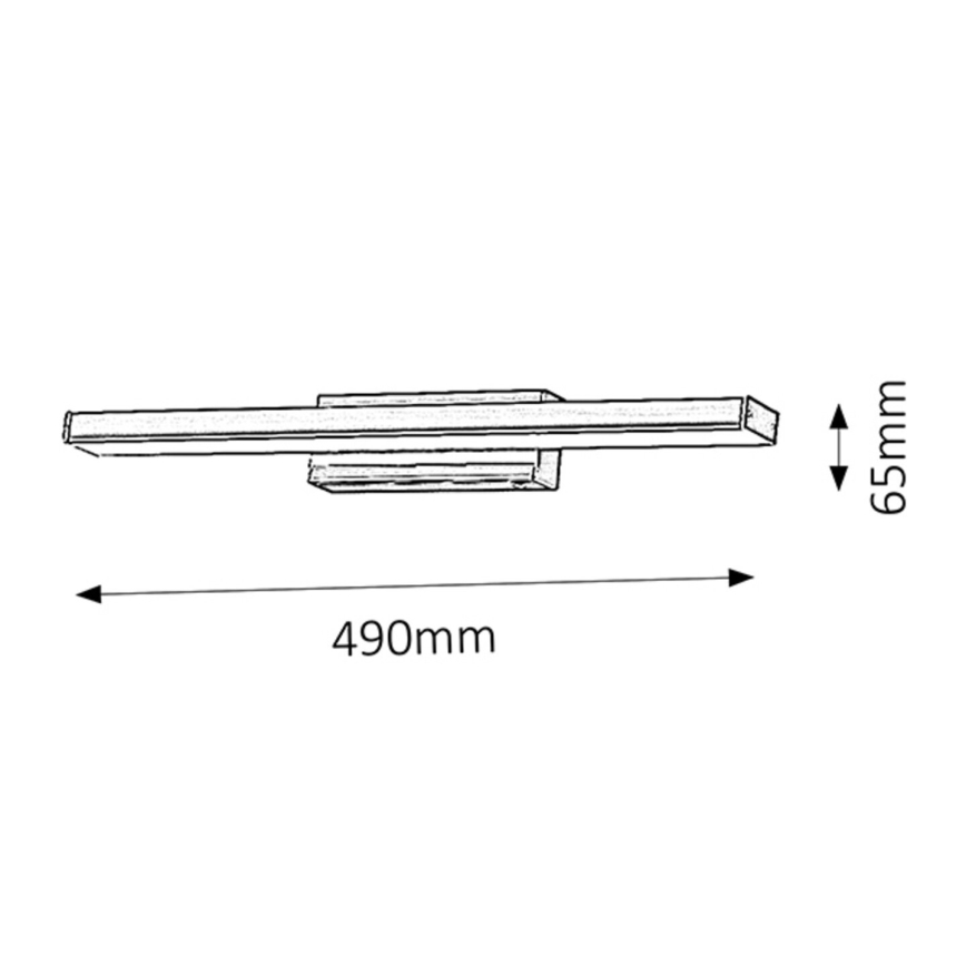 Rabalux - Applique da bagno LED/12W/230V IP44