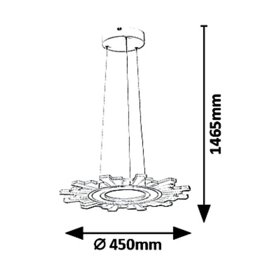 Rabalux 6210 - LED Hängeleuchte FELICITY LED/30W/230V