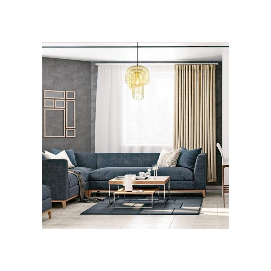 Rabalux 6228 - Kronleuchter an Schnur ROWENA 1xE27/60W/230V