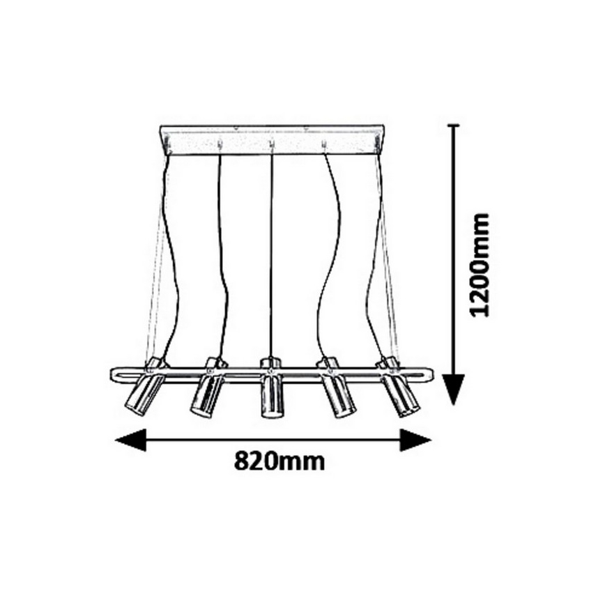Rabalux 6430 - LED Hängeleuchte RAVEN LED/25W/230V