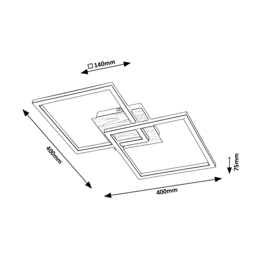 Rabalux - LED Deckenleuchte LED/24W/230V