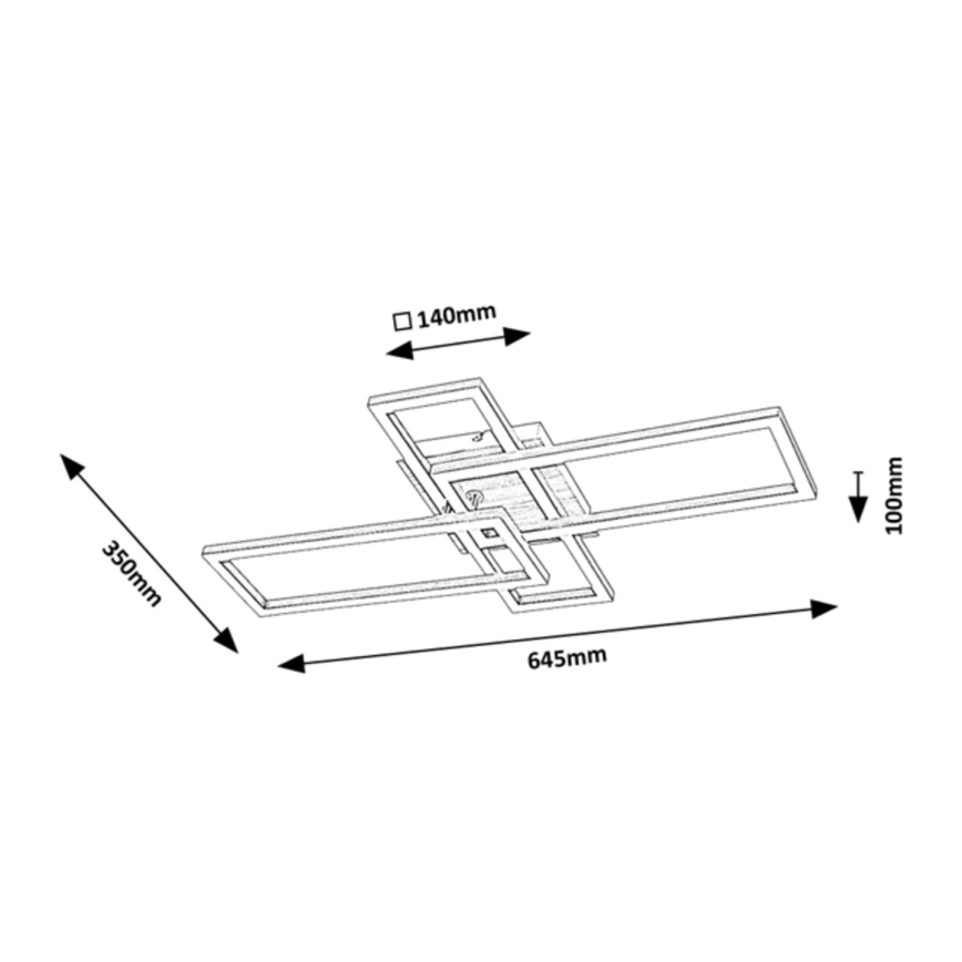 Rabalux - Plafoniera LED LED/24W/230V