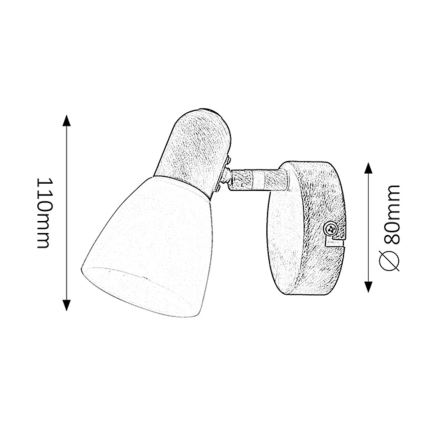 Rabalux - Spot 1xE14/40W/230V