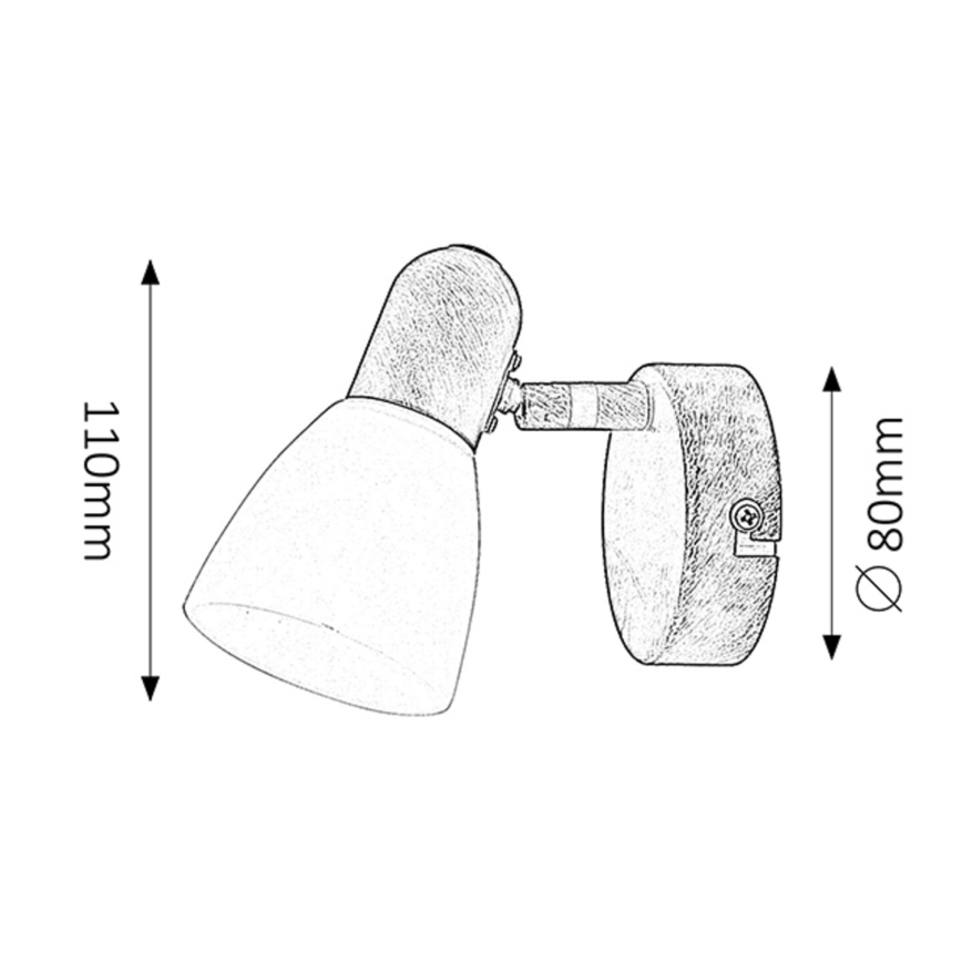 Rabalux - Spot 1xE14/40W/230V