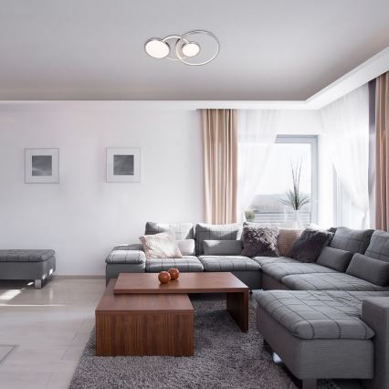 Rabalux - Lampadario LED a plafone LED/50W/230V cromo lucido