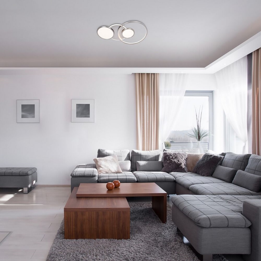 Rabalux - Lampadario LED a plafone LED/50W/230V cromo lucido