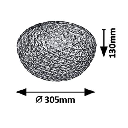 Rabalux - Plafonnier LED JILLIAN LED/18W/230V Ø 30,5 cm