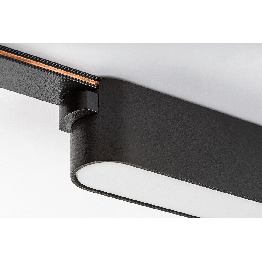 Rabalux - LED Plafoniera per binario monofase LED/12W/230V 3000K 22 cm nero