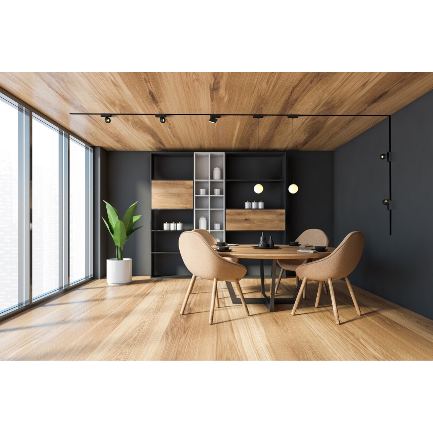 Rabalux - LED Plafoniera per binario monofase LED/16W/230V 3000K 33 cm nero