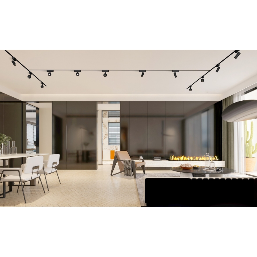 Rabalux - LED Faretto per binario monofase LED/5W/24V 3000K nero