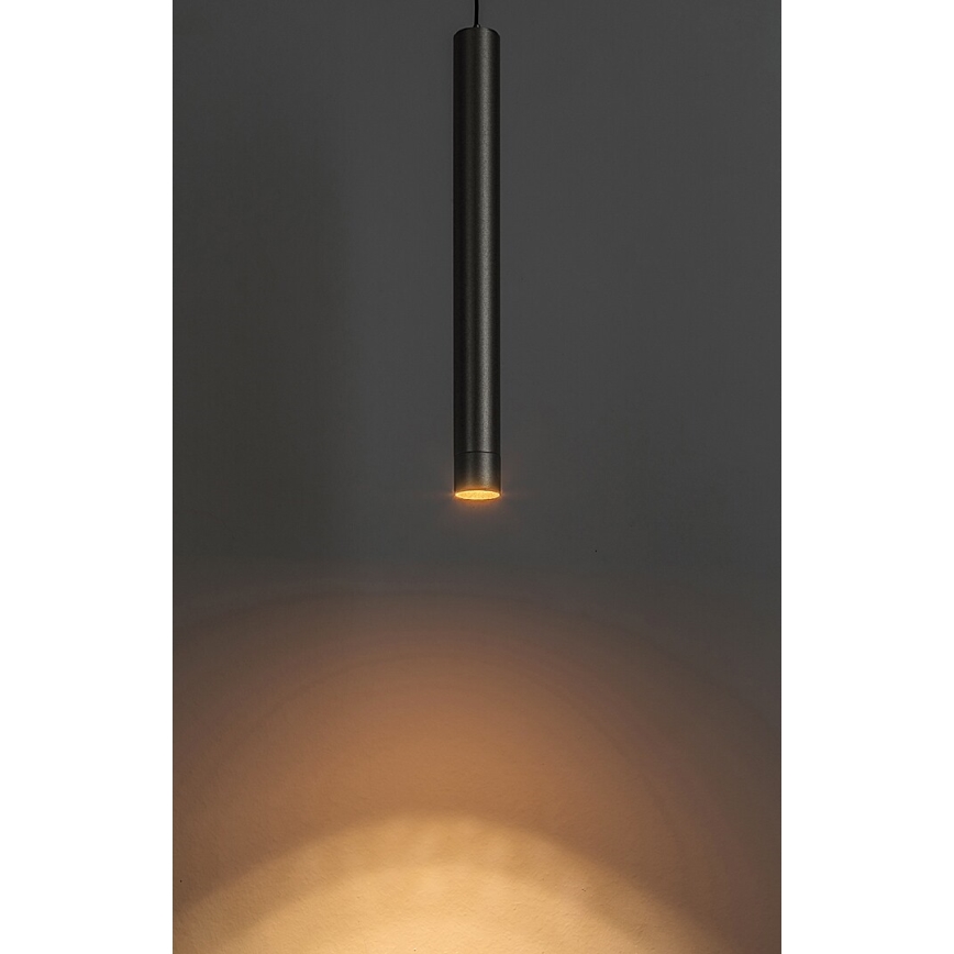 Rabalux - Lampadario LED a sospensione con filo per sistema ferroviario monofase LED/5W/230V 3000K nero
