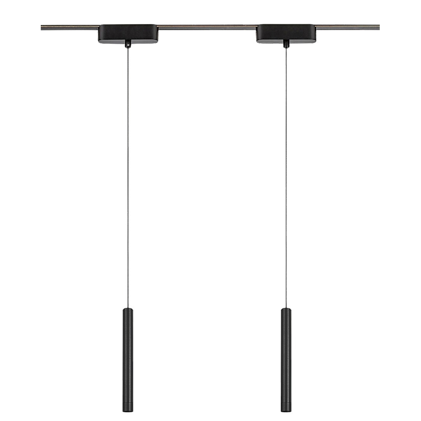 Rabalux - Lampadario LED a sospensione con filo per sistema ferroviario monofase LED/5W/230V 3000K nero