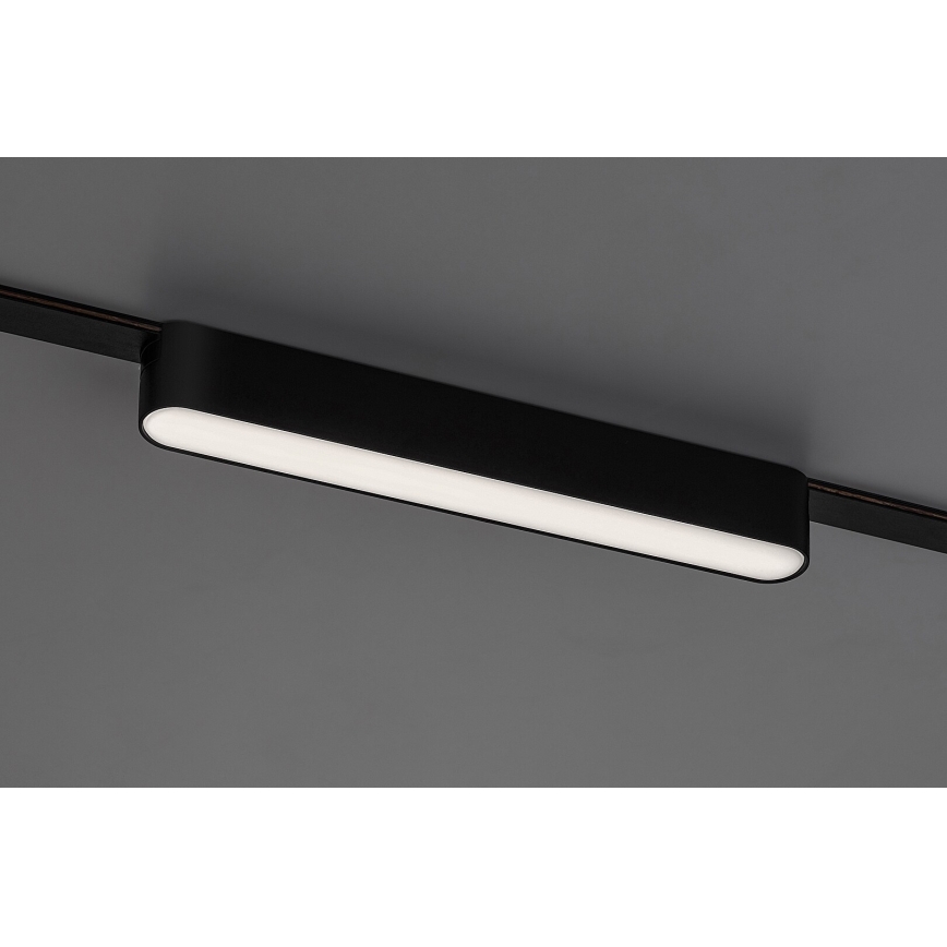 Rabalux - Plafonnier pour système de rail monophasé LED/12W/230V 4000K 22 cm noir