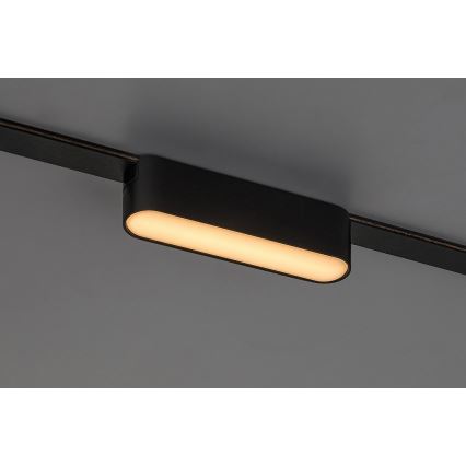 Rabalux - LED Plafoniera dimmerabile per sistema a binario monofase LED/6W/24V 2700-5500K Wi-Fi Tuya 11,5 cm nero