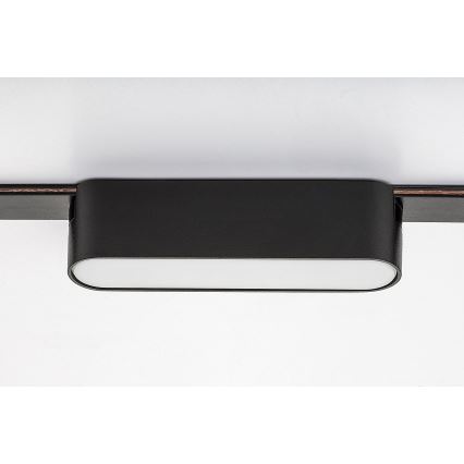 Rabalux - Plafonnier à intensité variable pour système de rail monophasé LED/6W/24V 2700-5500K Wi-Fi Tuya 11,5 cm noir