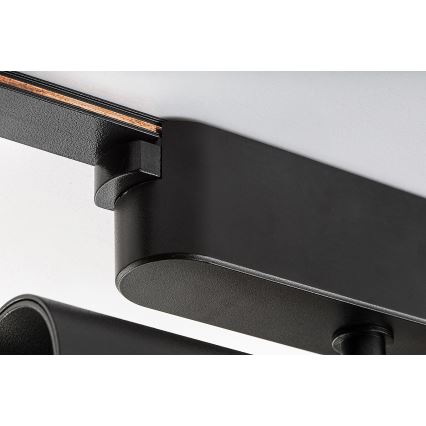 Rabalux - Spot à intensité variable pour système de rail monophasé LED/9W/24V 2700-5500K Wi-Fi Tuya noir