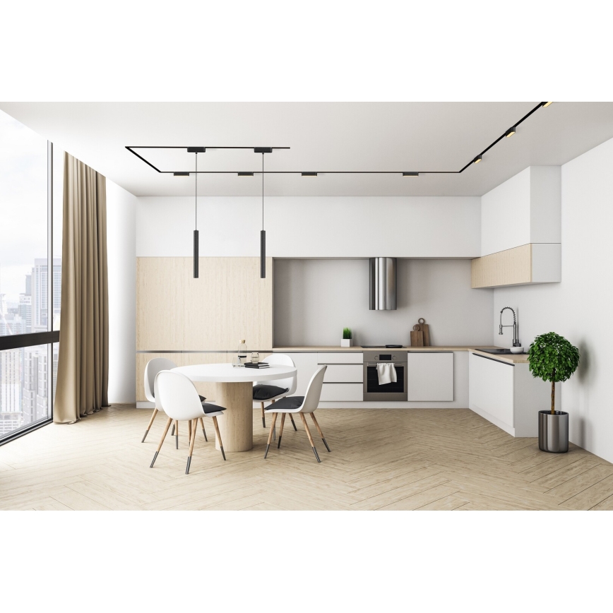 Rabalux - LED Plafoniera dimmerabile per sistema a binario monofase LED/7W/24V 2700-5500K Wi-Fi Tuya 22 cm nero
