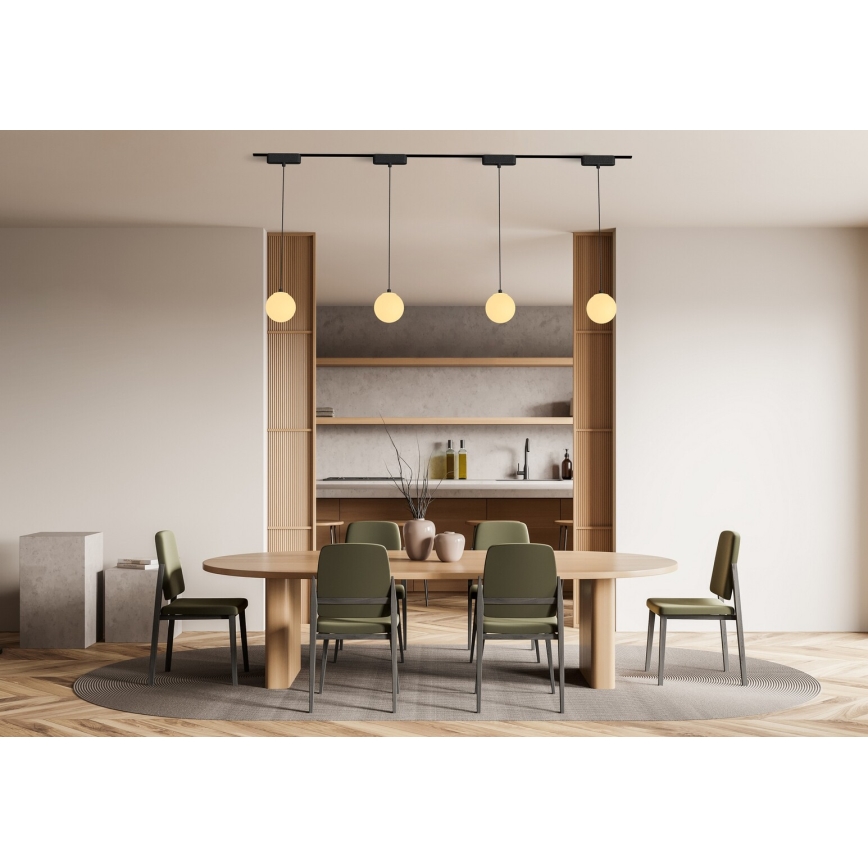 Rabalux - Suspension filaire à intensité variable pour système de rail monophasé LED/5W/24V 2700-5500K Wi-Fi Tuya noir