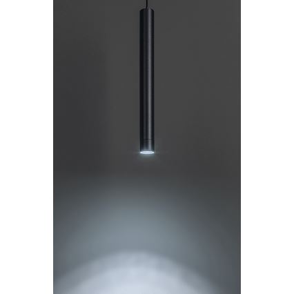 Rabalux - Lampadario a sospensione con filo LED dimmerabile per sistema ferroviario monofase LED/5W/24V 2700-5500K Wi-Fi Tuya nero