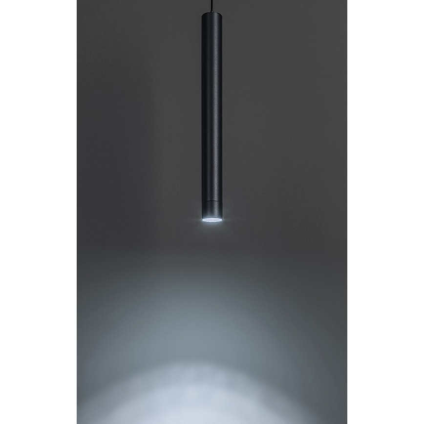 Rabalux - Lampadario a sospensione con filo LED dimmerabile per sistema ferroviario monofase LED/5W/24V 2700-5500K Wi-Fi Tuya nero