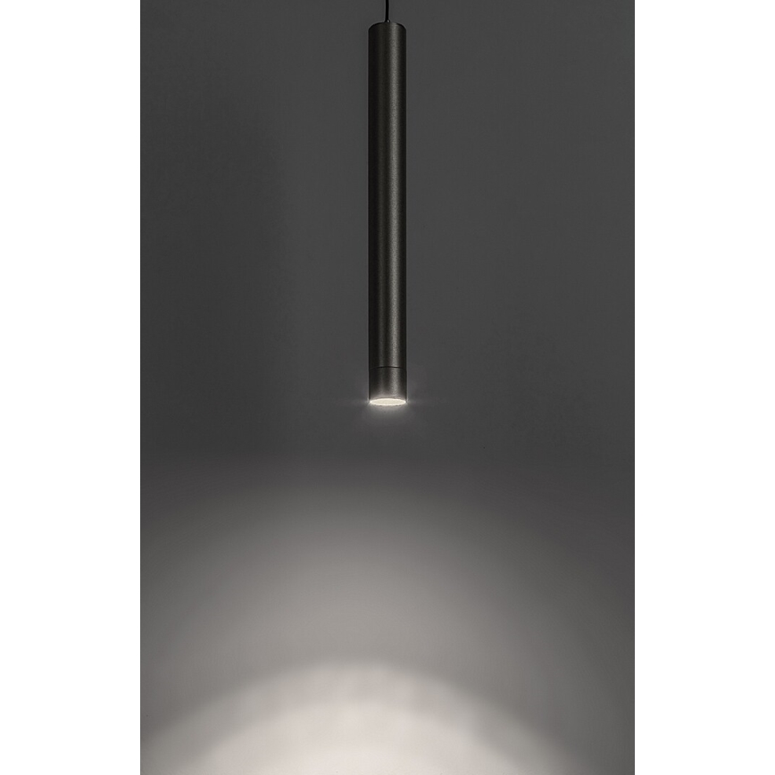 Rabalux - Lampadario a sospensione con filo LED dimmerabile per sistema ferroviario monofase LED/5W/24V 2700-5500K Wi-Fi Tuya nero