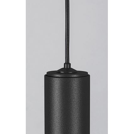 Rabalux - Lampadario a sospensione con filo LED dimmerabile per sistema ferroviario monofase LED/5W/24V 2700-5500K Wi-Fi Tuya nero