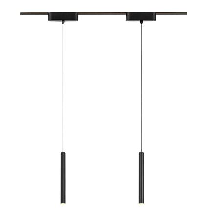 Rabalux - Lampadario a sospensione con filo LED dimmerabile per sistema ferroviario monofase LED/5W/24V 2700-5500K Wi-Fi Tuya nero