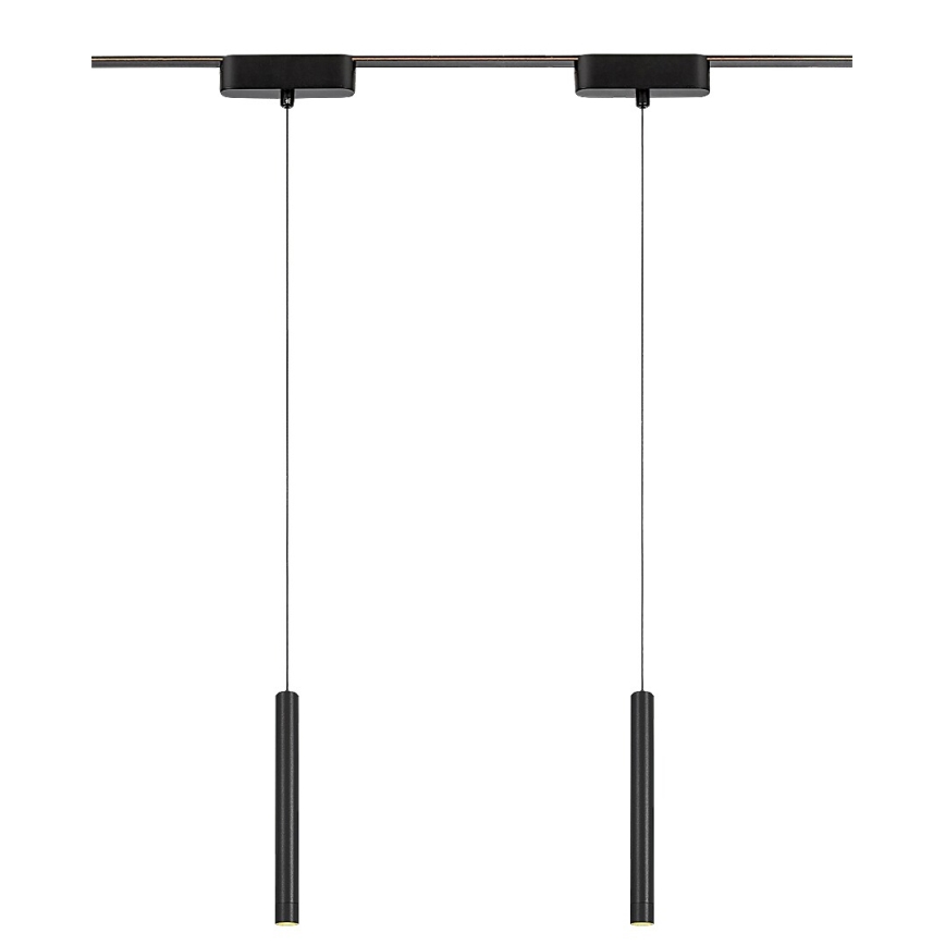 Rabalux - Lampadario a sospensione con filo LED dimmerabile per sistema ferroviario monofase LED/5W/24V 2700-5500K Wi-Fi Tuya nero