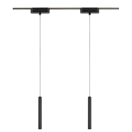 Rabalux - Suspension filaire à intensité variable pour système de rail monophasé LED/5W/24V 2700-5500K Wi-Fi Tuya noir