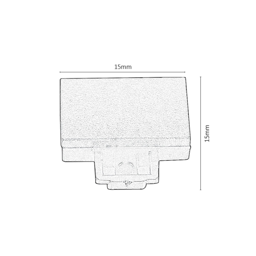 Rabalux - LOT 2x Connecteur d'extrémité pour luminaires dans système de rail