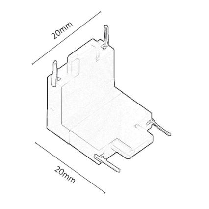 Rabalux - Connecteur pour luminaires dans le système de rail type L
