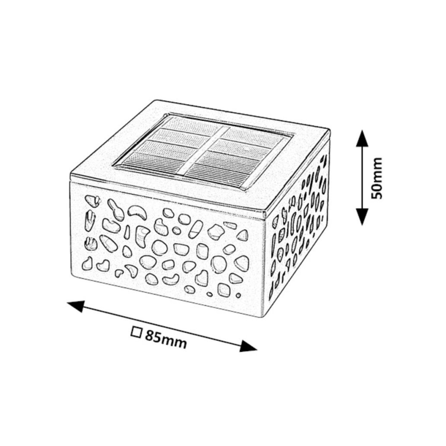 Rabalux - Éclairage solaire LED/0,5W/1,2V IP44