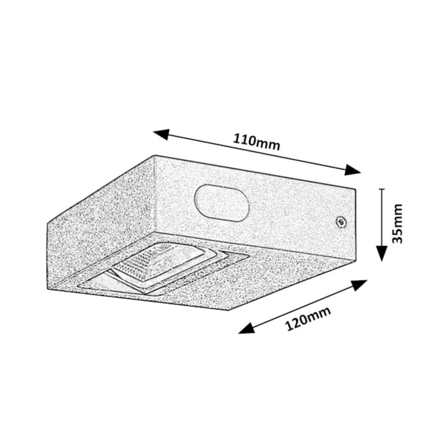 Rabalux - LED Außenwandleuchte LED/7W/230V IP65