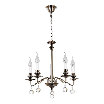 Rabalux 7058 - Lampadario a sospensione con catena BEATRICE 5xE14/40W
