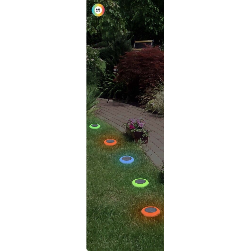 Rabalux – LED-RGB-Solarleuchte LED/0,6W/3,7V IP65