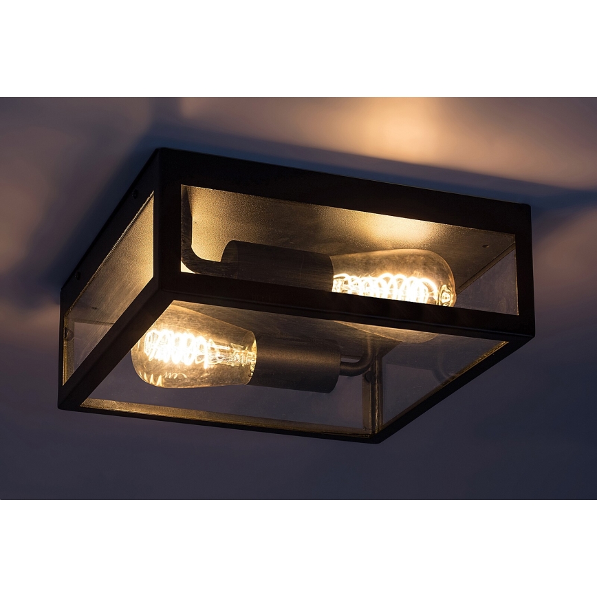 Rabalux - Plafoniera da esterno 2xE27/60W/230V IP23