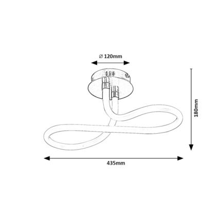 Rabalux - Lampada da soffitto LED/23W/230V 4000K