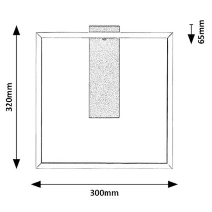 Rabalux - Lampada da parete LED/14W/230V 4000K