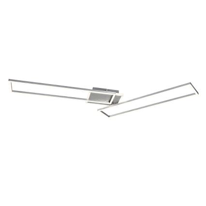 Rabalux - LED dimmbares Deckenleuchte LED/40W/230V 2700-6500K Wi-Fi Tuya mattchrom + Fernbedienung 25x110 cm