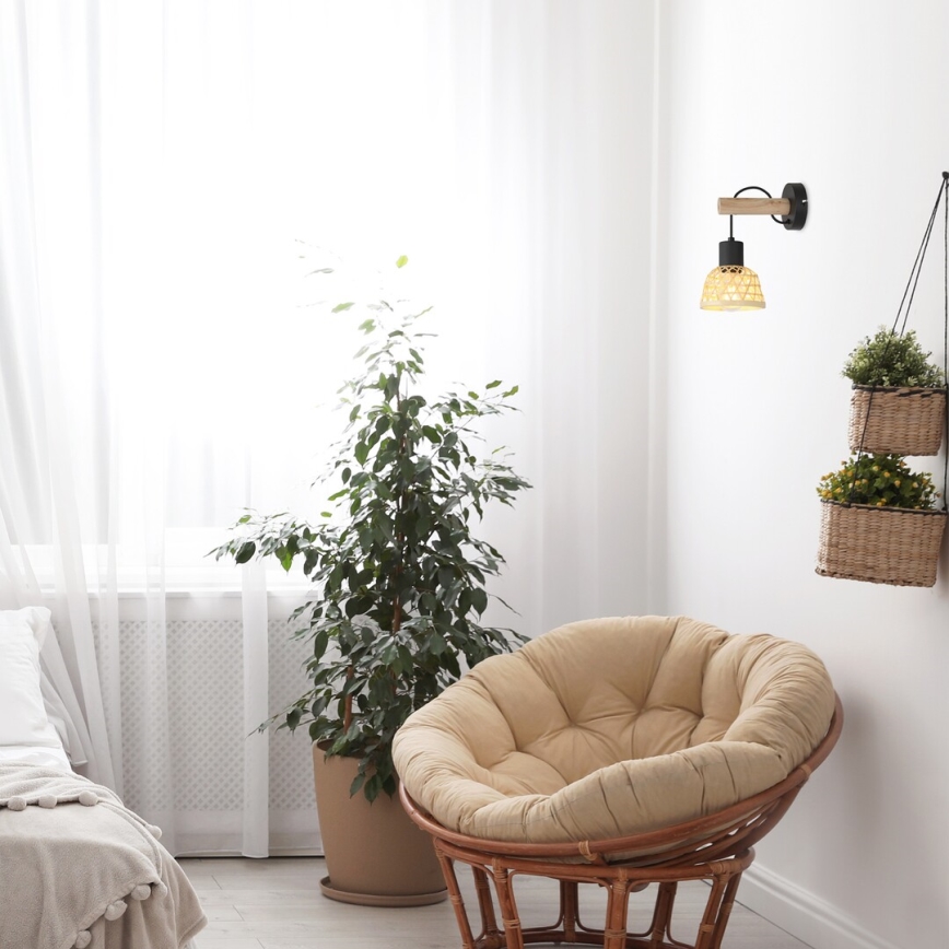 Rabalux - Applique 1xE27/15W/230V rattan