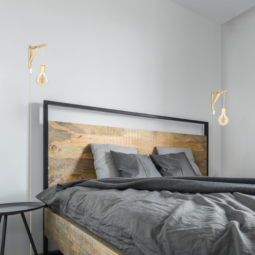 Rabalux - Wandleuchte 1xE27/60W/230V Buche